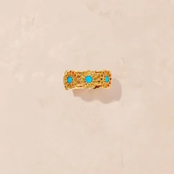 Tityaravy - Bague Saï-7 - Turquoise