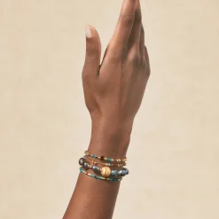 Tityaravy - Bracelet Meghna - Doré