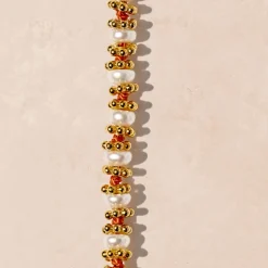 Tityaravy - Collier Bigkamala Perles - Orange