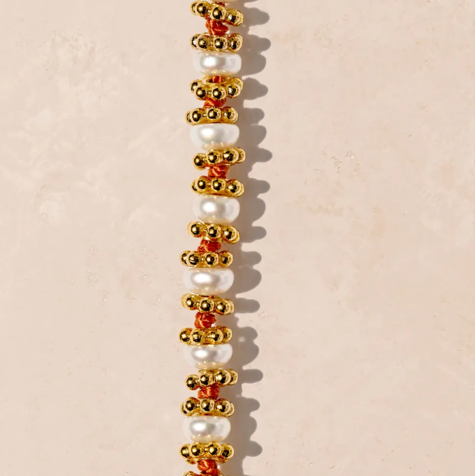 Tityaravy - Collier Bigkamala Perles - Orange