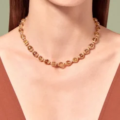 Tityaravy - Collier Bigsriphala - Marron