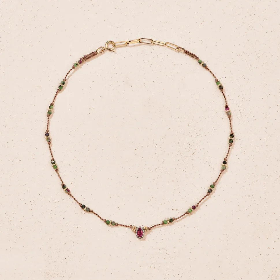 Tityaravy - Collier Dâka - Marron