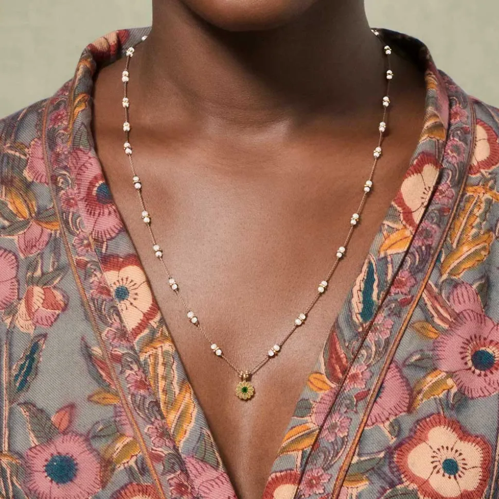 Tityaravy - Collier Malä-Saï perles - Rose