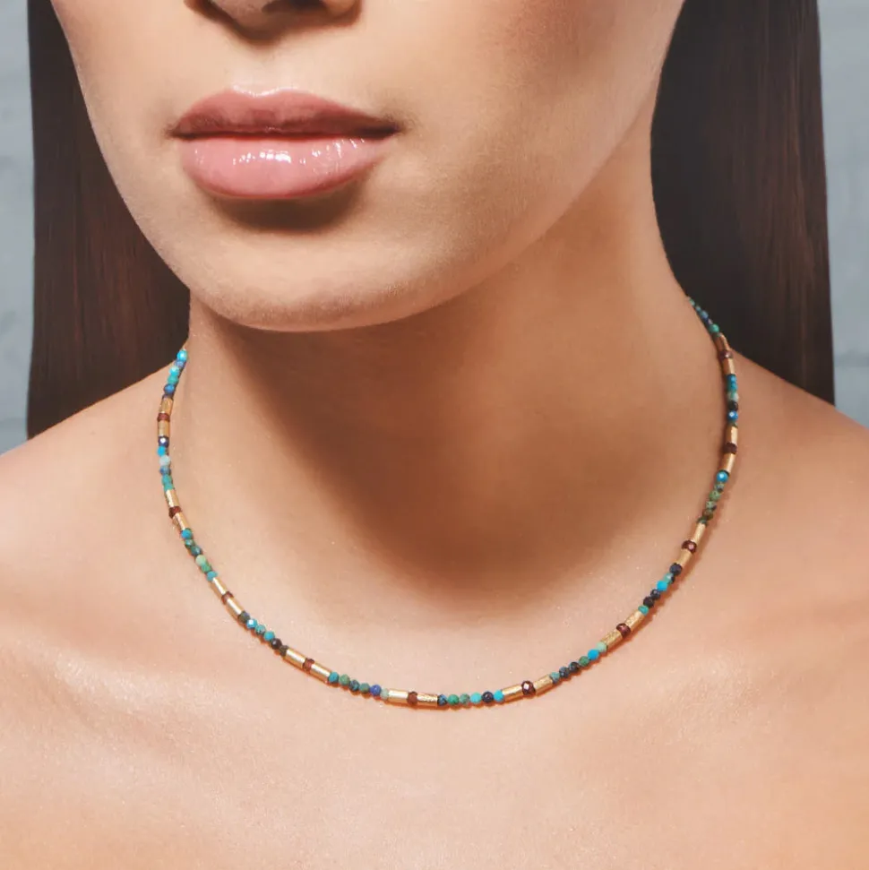 Tityaravy - Collier Rama - Bleu