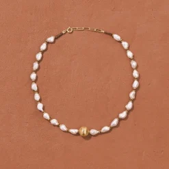 Tityaravy - Collier Samhita Perle - Blanc