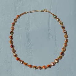 Tityaravy - Collier Woody - Marron
