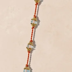 Tityaravy - Talisman Peony Aigue marine - Bleu