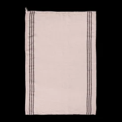 Torchon en lin lavé - Beige Rosé