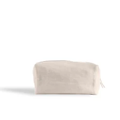Trousse de toilette en lin lavé - Pierre
