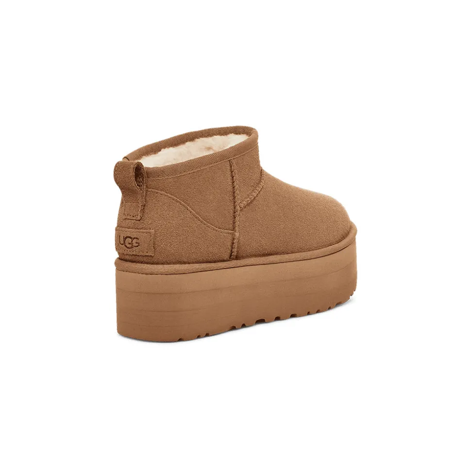 Ugg - Bottes Classic Ultra Mini Platform - Chestnut