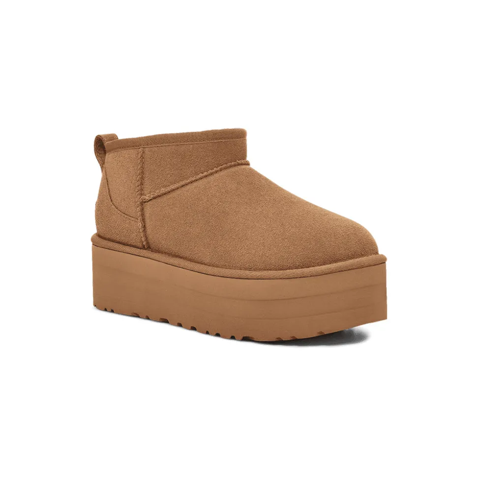 Ugg - Bottes Classic Ultra Mini Platform - Chestnut