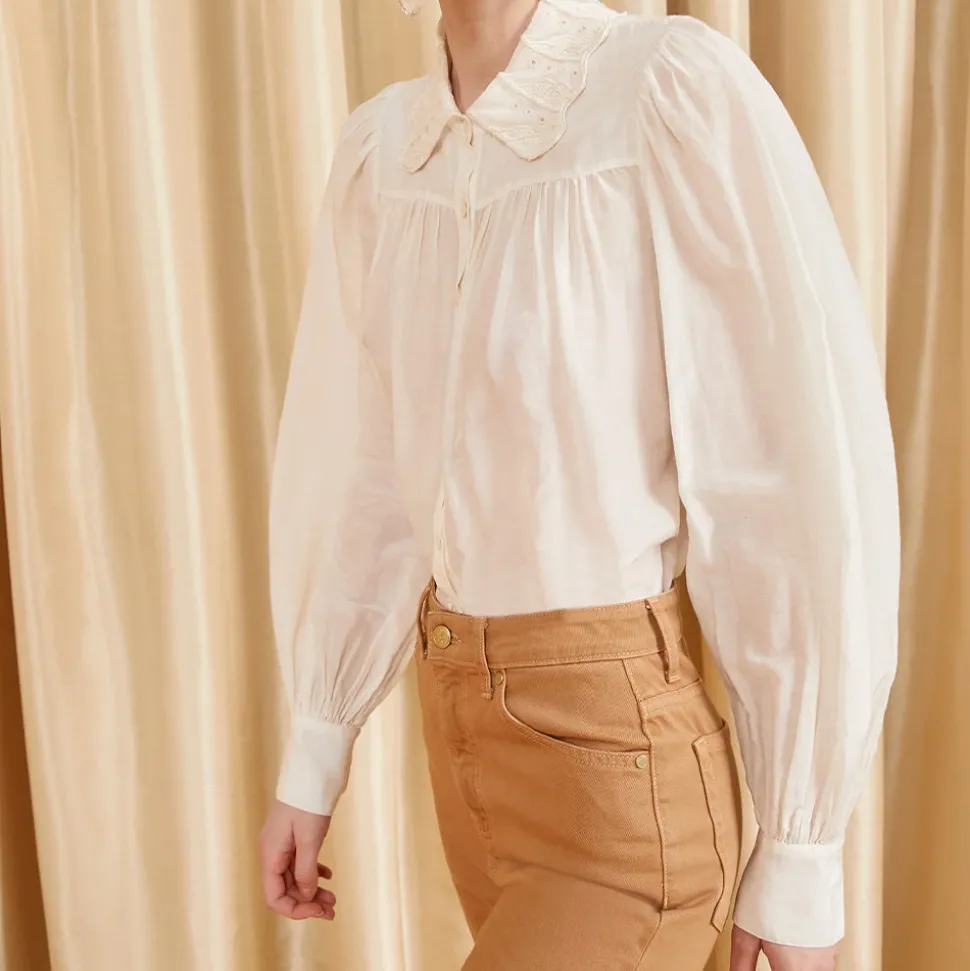 Ulla Johnson - Blouse Rowan - Blanc