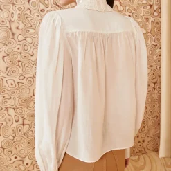 Ulla Johnson - Blouse Rowan - Blanc