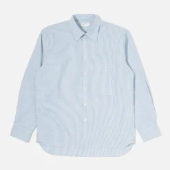 Universal Works - Chemise Poche Carrée - Marine