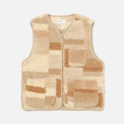 Universal Works - Gilet Zippé - Sand