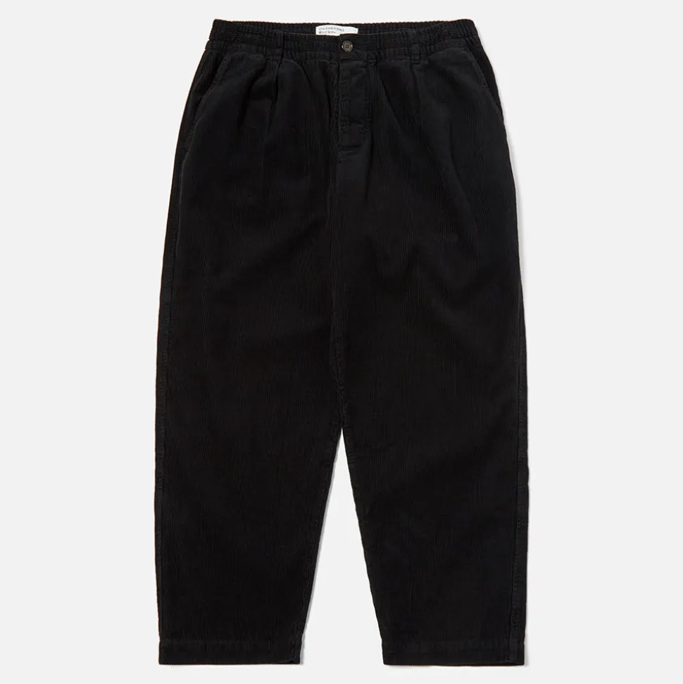Universal Works - Pantalon Pleated Track - Noir