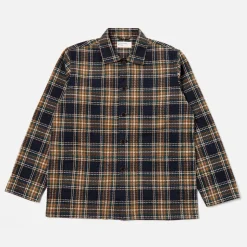 Universal Works - Veste Easy - Marine & Vert