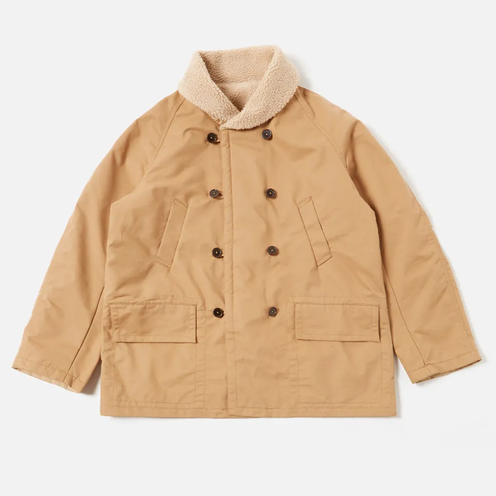Universal Works - Veste Reversible Mackinaw - Sand