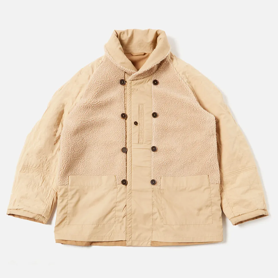 Universal Works - Veste Reversible Mackinaw - Sand
