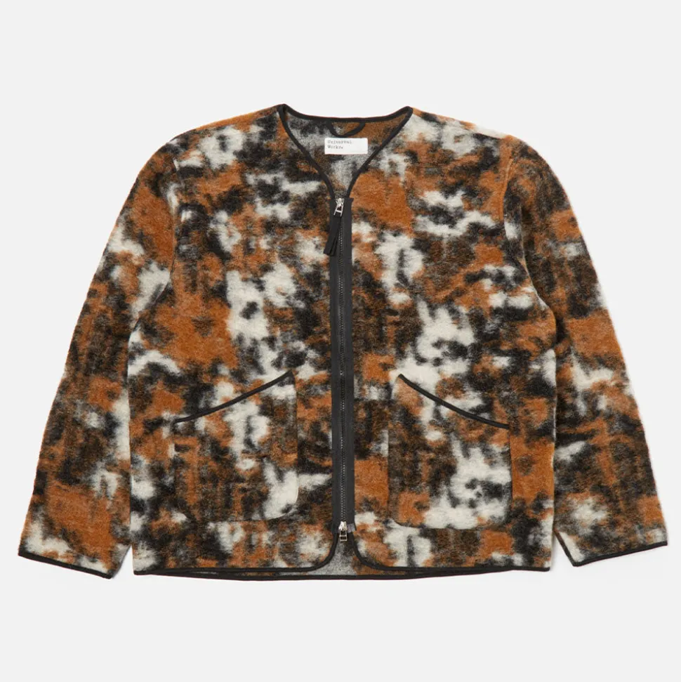 Universal Works - Veste Zip Liner - Marron