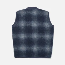 Universal Works - Veste Zip Waistcoat - Navy & Grey