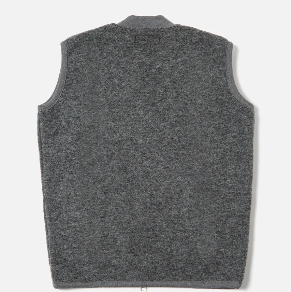 Universal Works - Veste Zip Waistcoat - Gris