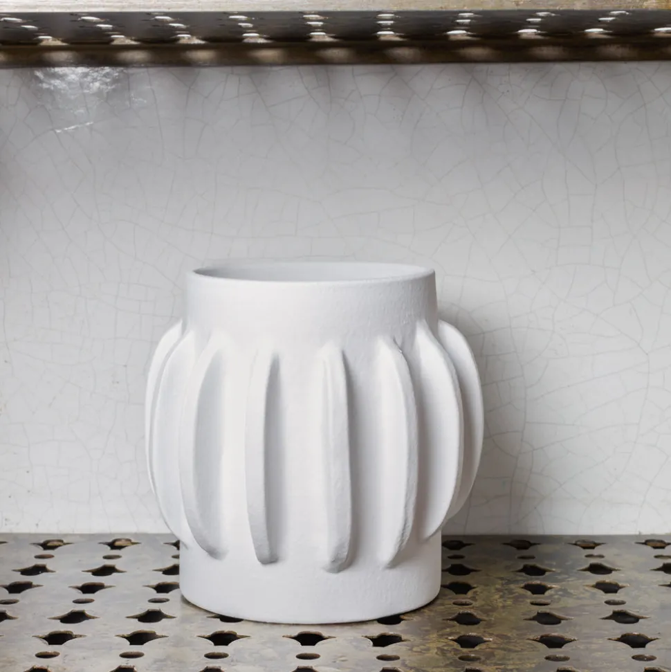 Vase Brut Archi II C - Blanc