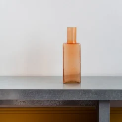 Vase en verre recyclé Veli - Citrouille