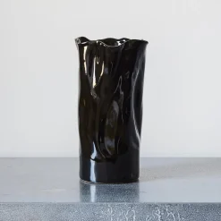 Vase Enza - Noir