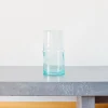 Vase Incline en verre recyclé