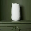 Vase Marie en papier maché - Beige