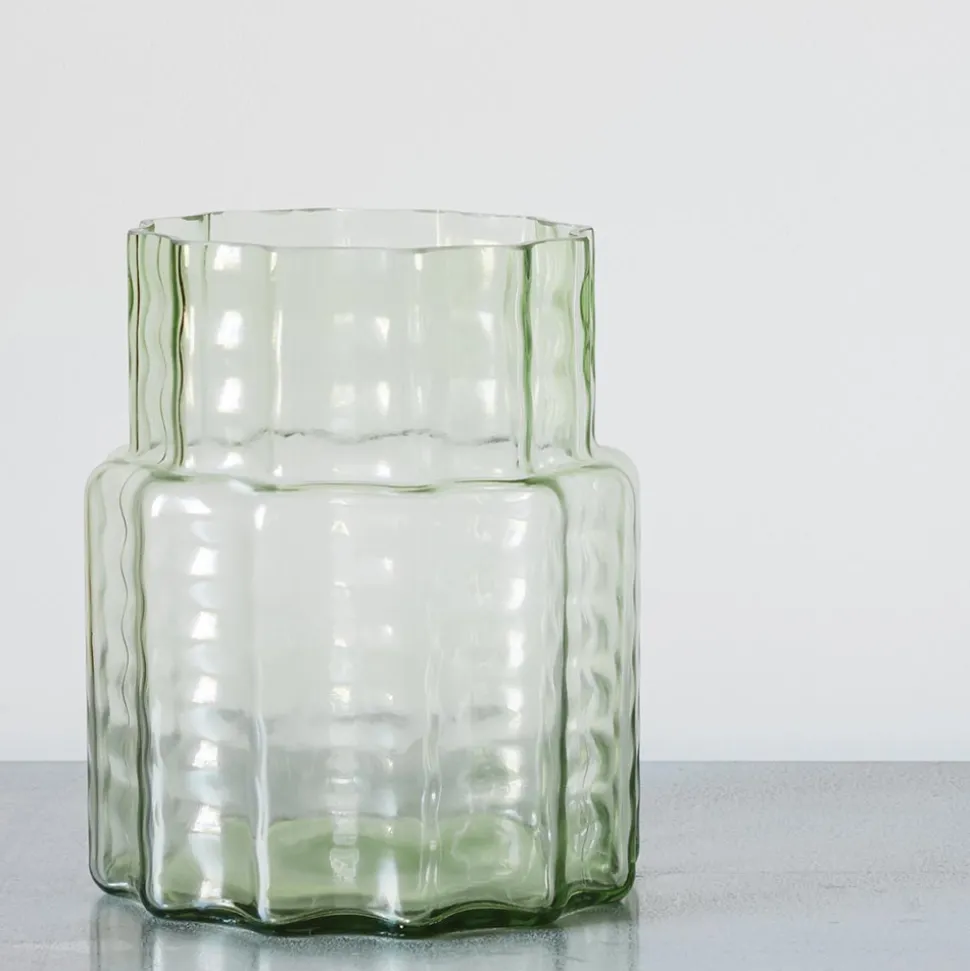 Vase Wave 04 - Vert