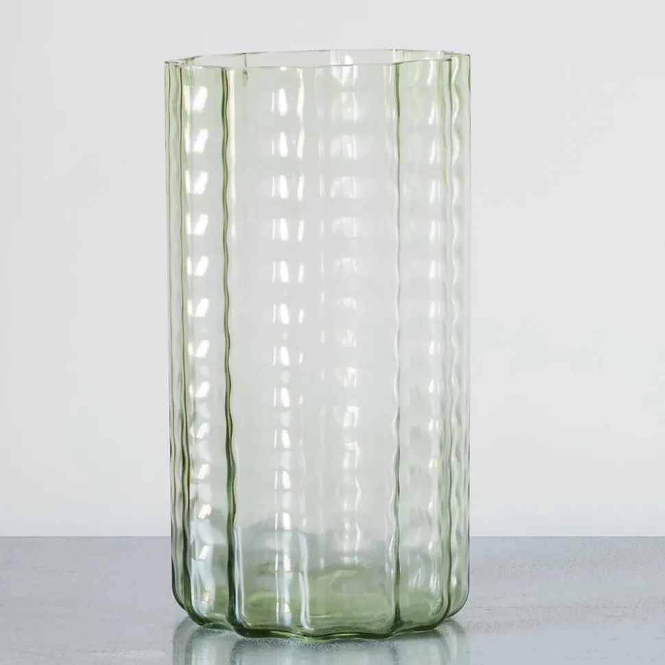 Vase Wave 02 - Vert