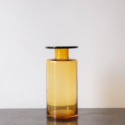 Vase Wind & Fire - Ambre et Noir