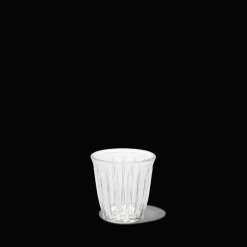 Verre à café en verre pressé - Transparent