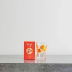 Verre à eau - Cosmos Orange