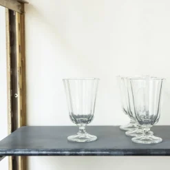 Verre à eau cotes plates - Ana