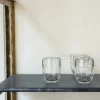 Verre à eau en verre pressé - Coteau