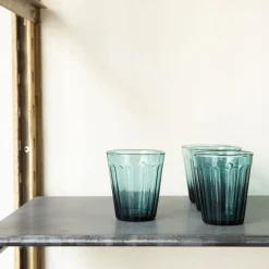 Verre à eau Lucca - Turquoise