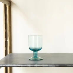 Verre à vin Bloom - Turquoise