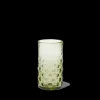 Verre Bulles en verre soufflé - Vert olive