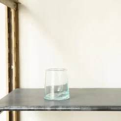 Verre conique en verre soufflé