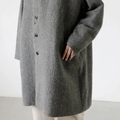 Vlas Blomme - Manteau doux - Gris
