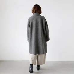 Vlas Blomme - Manteau doux - Gris