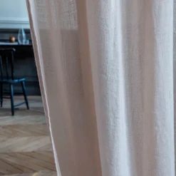 Voile en lin & coton - Beige Rosé
