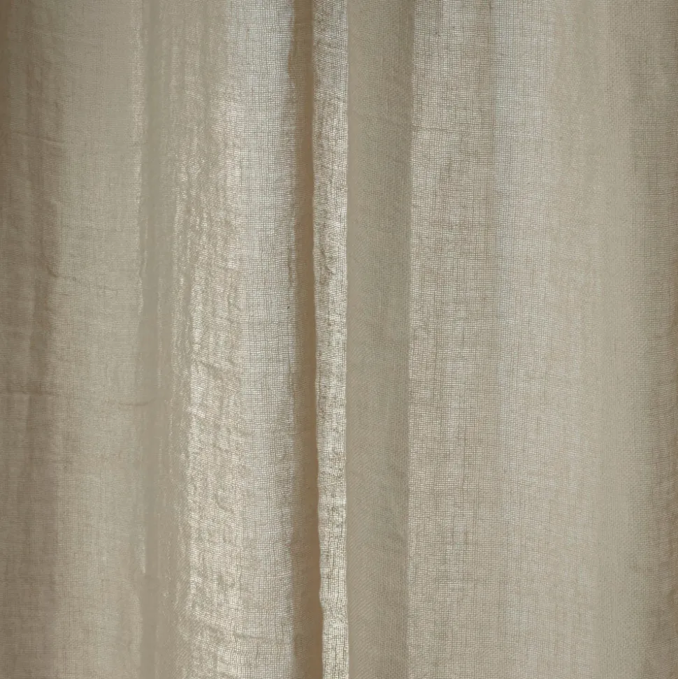 Voile en lin & coton - Pierre