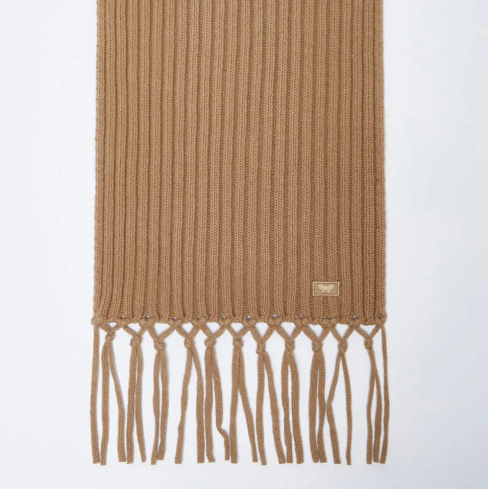 Weekend Max Mara - Écharpe Tricot Bimba - Marron