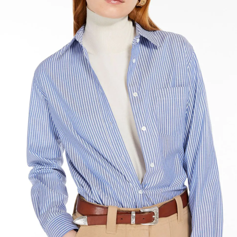 Weekend Max Mara - Chemise Piadena - Azure