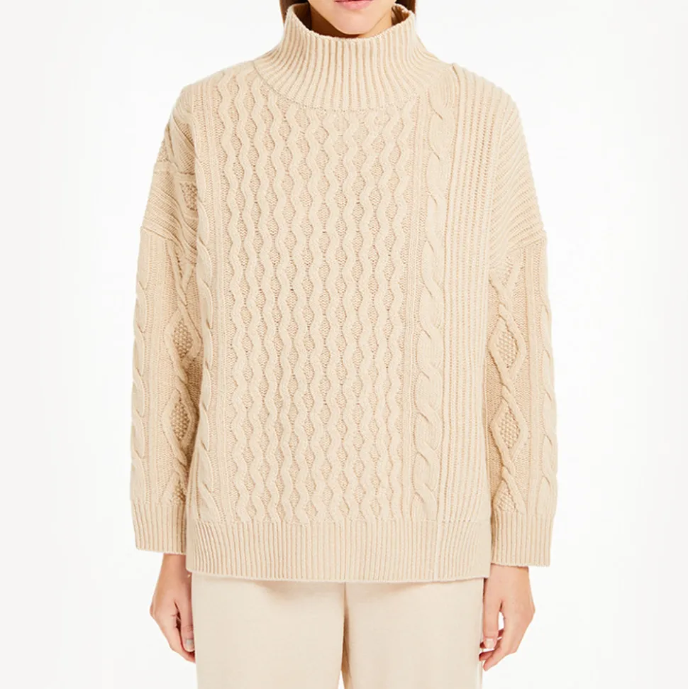 Weekend Max Mara - Pull à col roulé Veneto - Sable