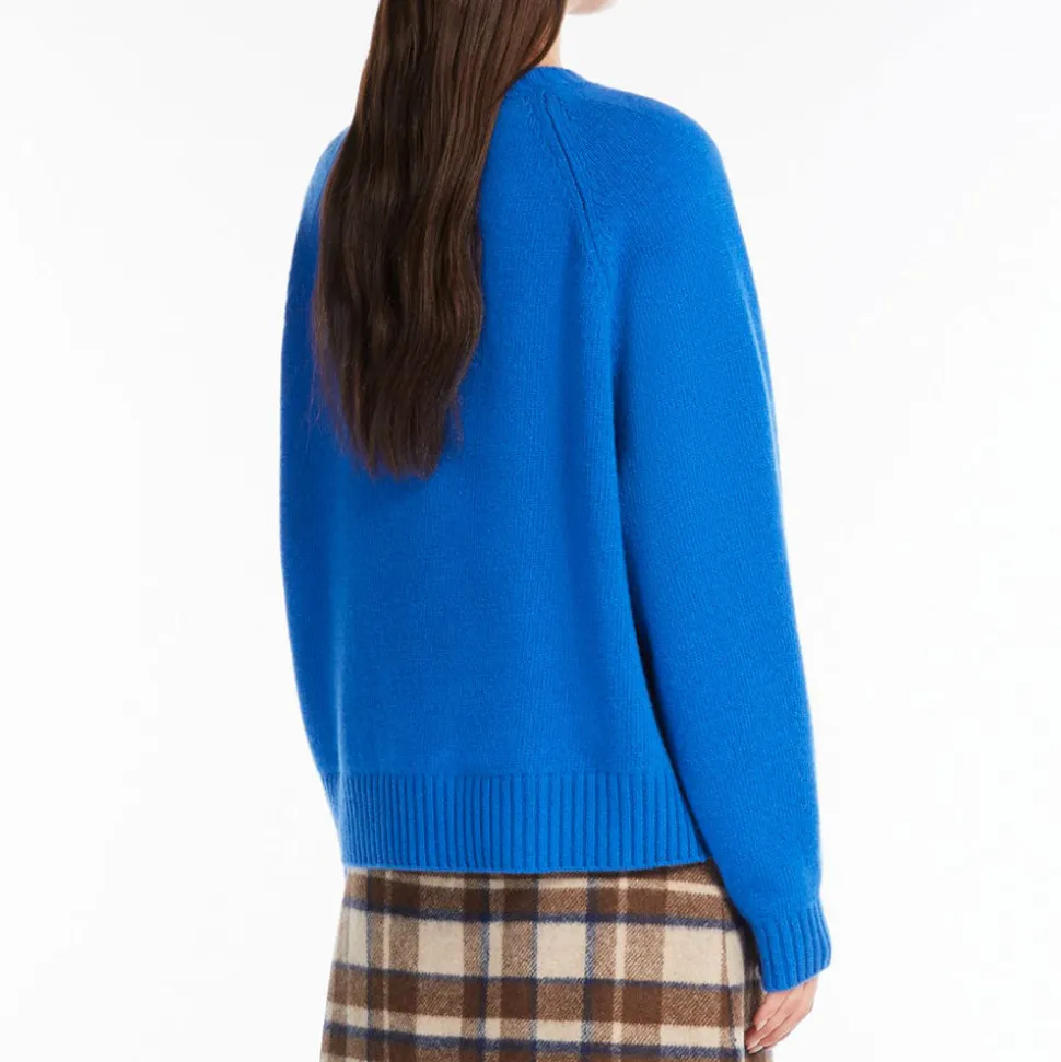 Weekend Max Mara - Pull Gabbia - Bleu